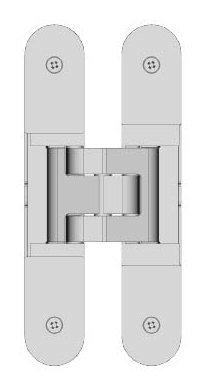 3D Adjustable Invisible Hinge — 200 kg