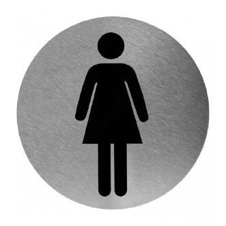 Door Sign — Round, Female